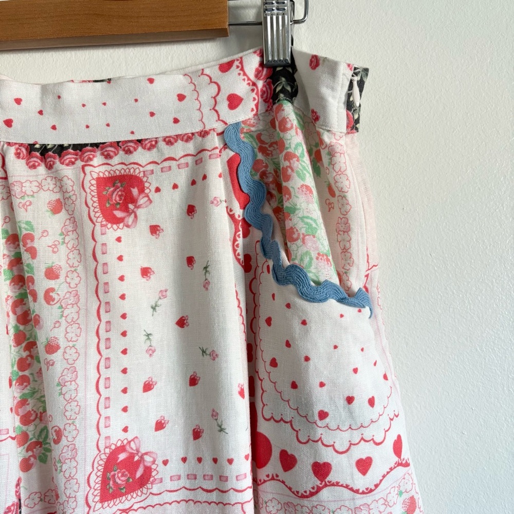 Colorful Patchwork Midi Skirt - Picture 5 of 8